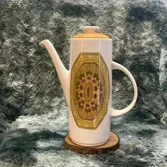 Royal Royal  Doulton Parquet - Coffee Pot / Hot Water Jug - Picture 1 of 16